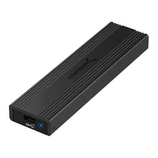 Sabrent USB3.2 M.2 PCIe NVMe/SATA SSD External Enclosure upto 1GB/s